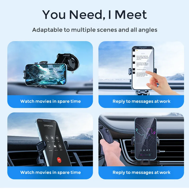 Soporte universal para teléfono de coche G4, bloqueo mecánico firme, rotación de 360, soporte para teléfono de salida de aire del vehículo para todos los teléfonos — foto 4