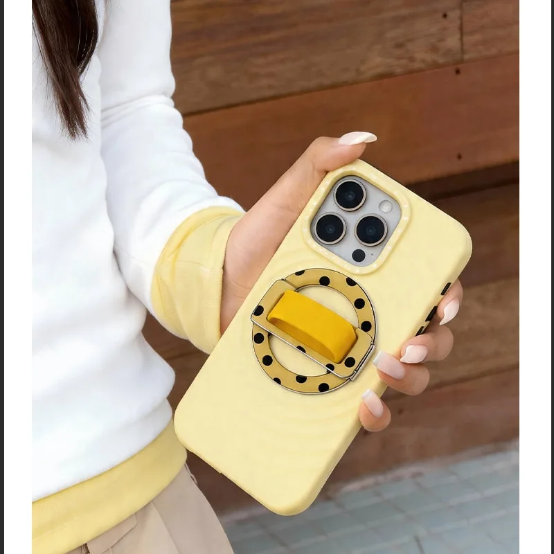 Soporte magnético para teléfono con correa y anillo para teléfono en color pintado con clip — foto 4