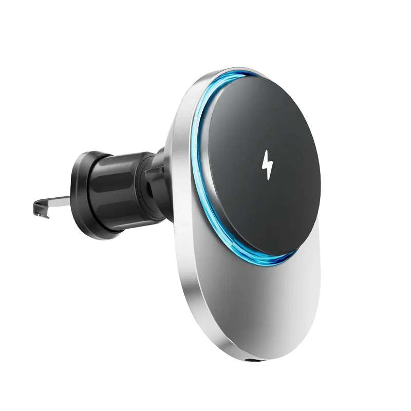Support chargeur sans fil MagSafe M5 pour voiture avec ventilateur de refroidissement pour iPhone12/13/14/15/16/17