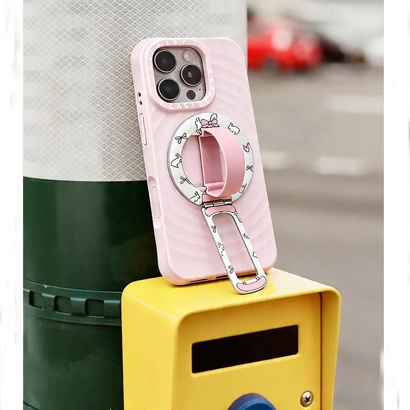 Soporte magnético para teléfono con correa y anillo para teléfono en color pintado con clip — foto 3
