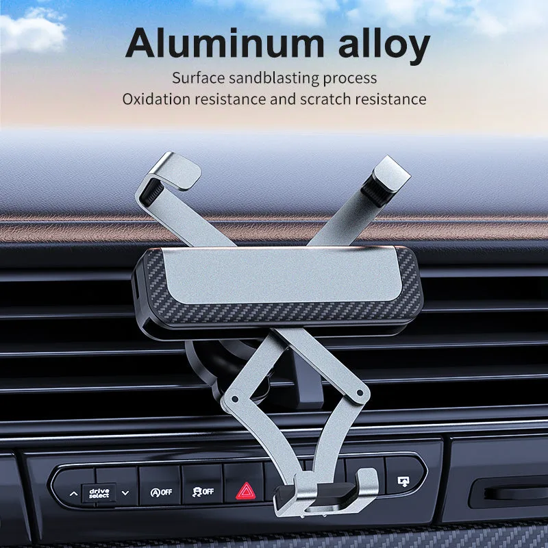 Support téléphone voiture à préhension automatique G9 universel alliage d'aluminium support GPS gravité pour iPhone/Samsung/Android — photo 2