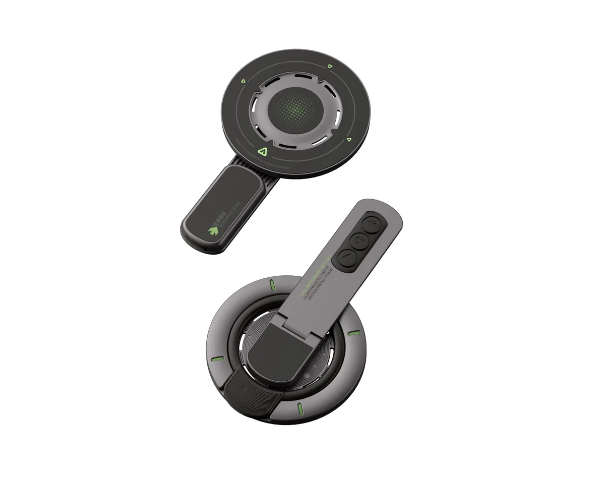 Soporte para teléfono H14Pro correa magnética de doble cara con patas y aleación de zinc