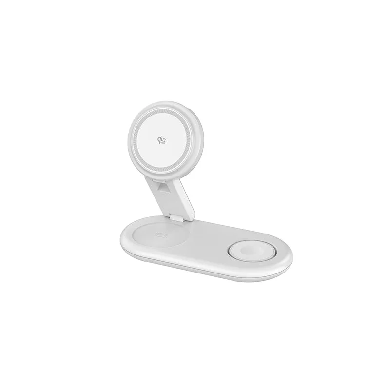 Soporte de cargador inalámbrico 3 en 1 MagSafe plegable Qi2.2 T22 — foto 3