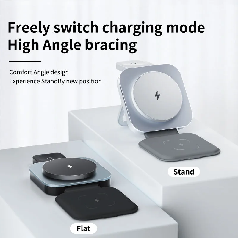 T11 Decoded True 15W Magsafe Chargeur sans fil, 5W Pad de charge sans fil pour Apple Watch — photo 3