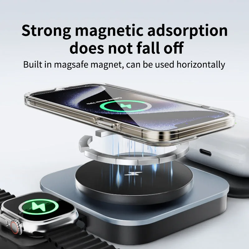 T11 Decoded True 15W Magsafe Chargeur sans fil, 5W Pad de charge sans fil pour Apple Watch — photo 4