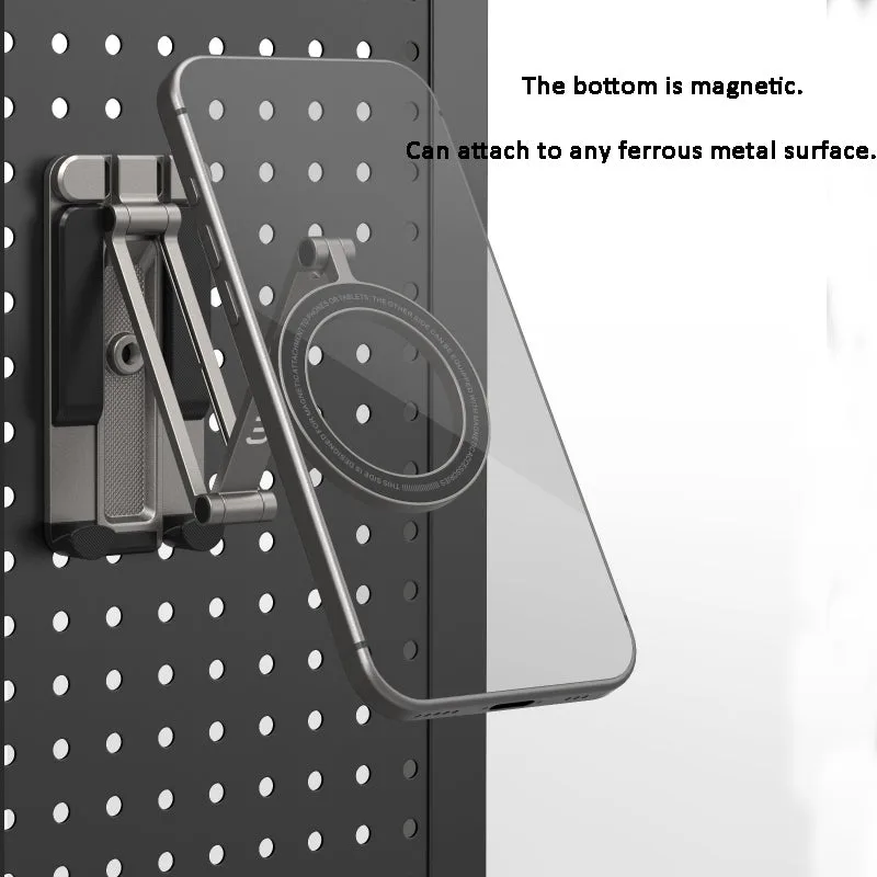 Soporte magnético multi-en-uno para teléfono/iPad H17 con 2 orificios roscados — foto 5