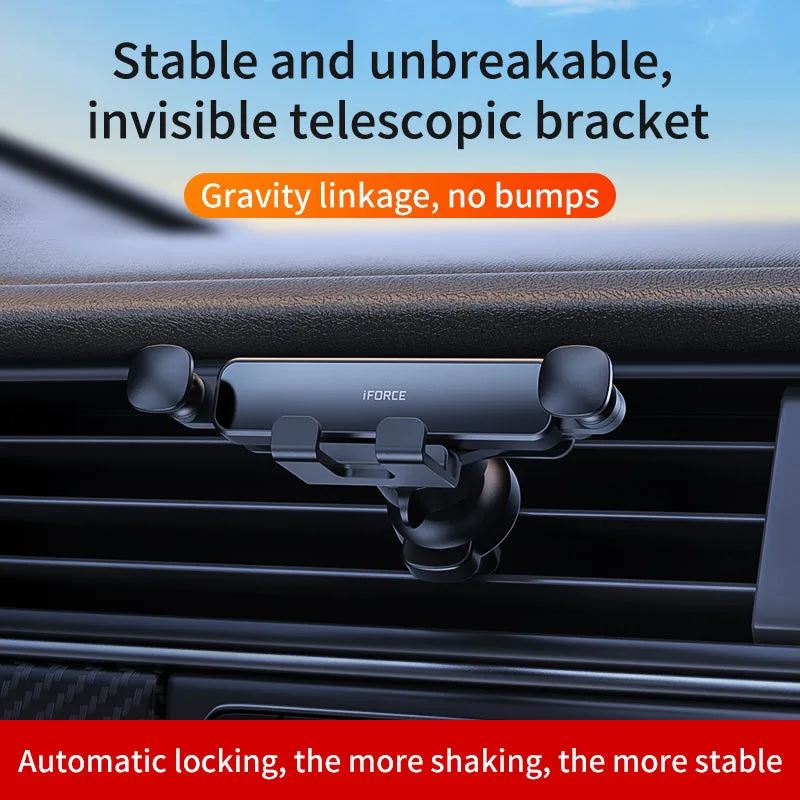 Soporte para teléfono de coche G6 Pro para rejilla de ventilación, precio económico de fábrica, soporte telefónico para coche para iPhone/Samsung/Android — foto 2