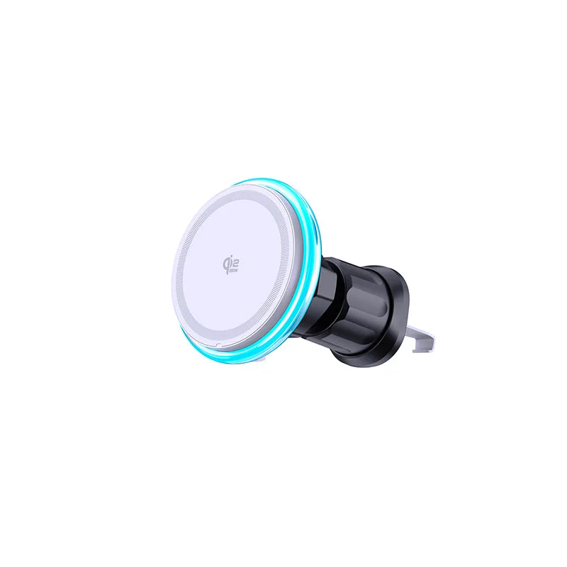 Support voiture MagSafe Chargeur sans fil M6 Qi2.2, 25W fixation serrée Support de chargeur sans fil pour véhicule — photo 3