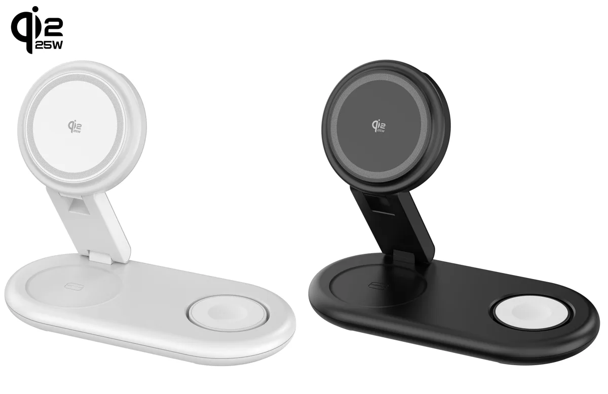 Soporte de cargador inalámbrico 3 en 1 MagSafe plegable Qi2.2 T22