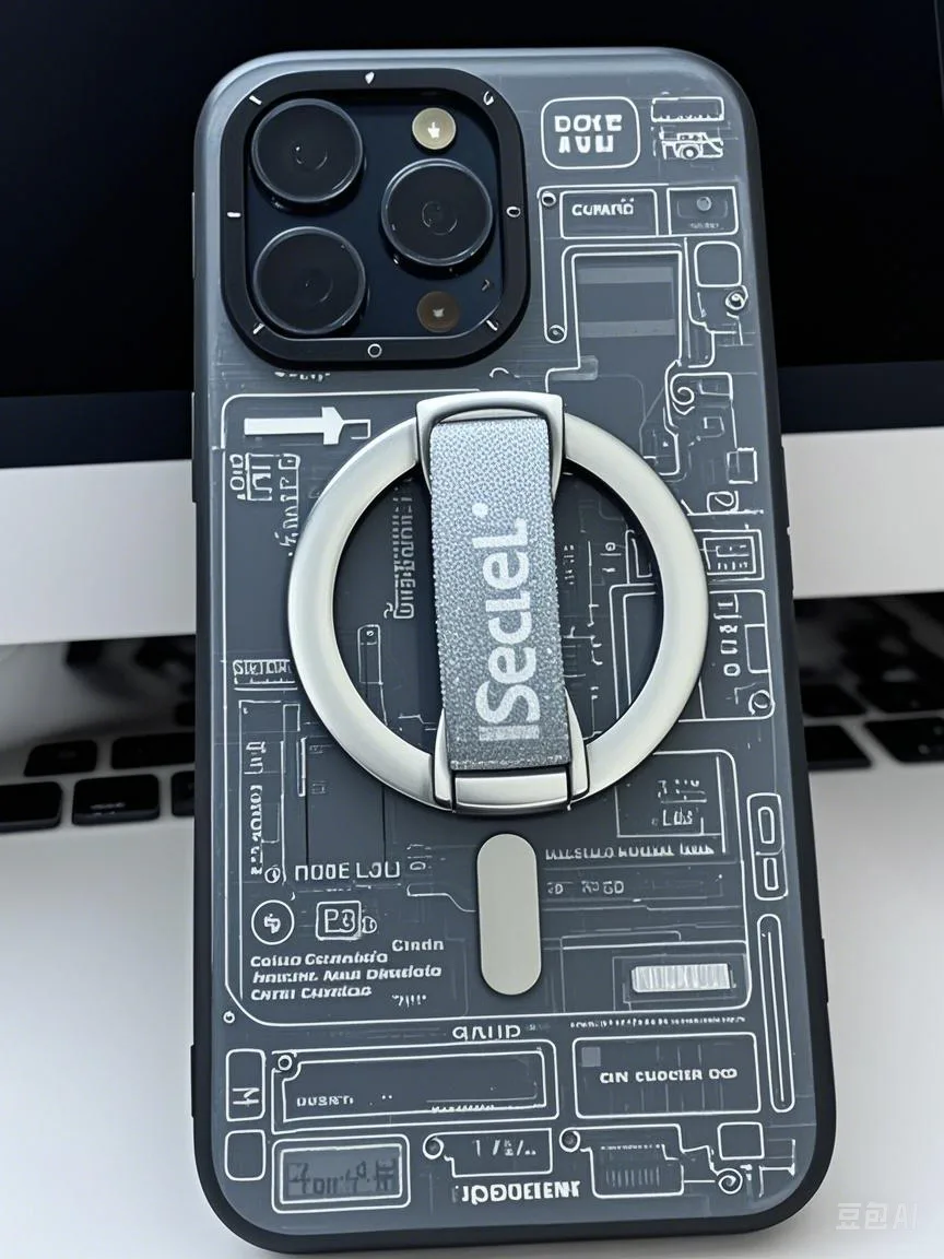 Support-grip magnétique pour smartphone H5Pro avec finition en alliage de zinc — photo 3