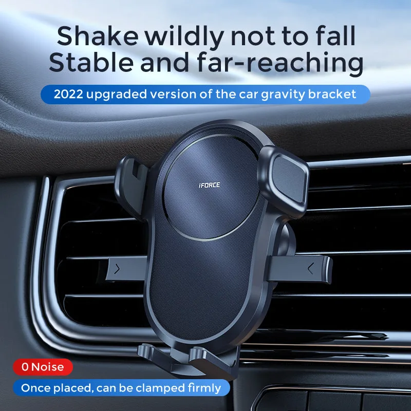 Soporte universal para teléfono de coche G4, bloqueo mecánico firme, rotación de 360, soporte para teléfono de salida de aire del vehículo para todos los teléfonos — foto 2