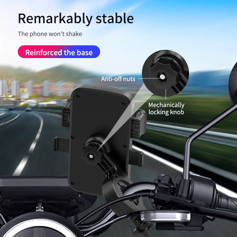 Soporte Universal de Manillar para Bicicleta M1 Aire Libre Deporte Montaña Bicicleta/Motocicleta/Patinete Eléctrico para Todos los Teléfonos Inteligentes — foto 2